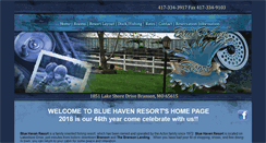 Desktop Screenshot of bluehavenresort.net